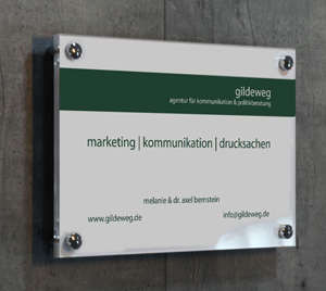 Firmenschilder online bestellen