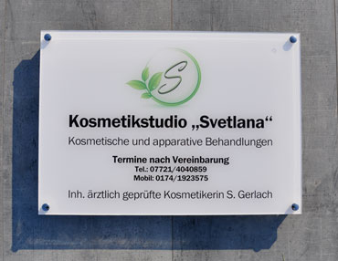Werbetafeln auen